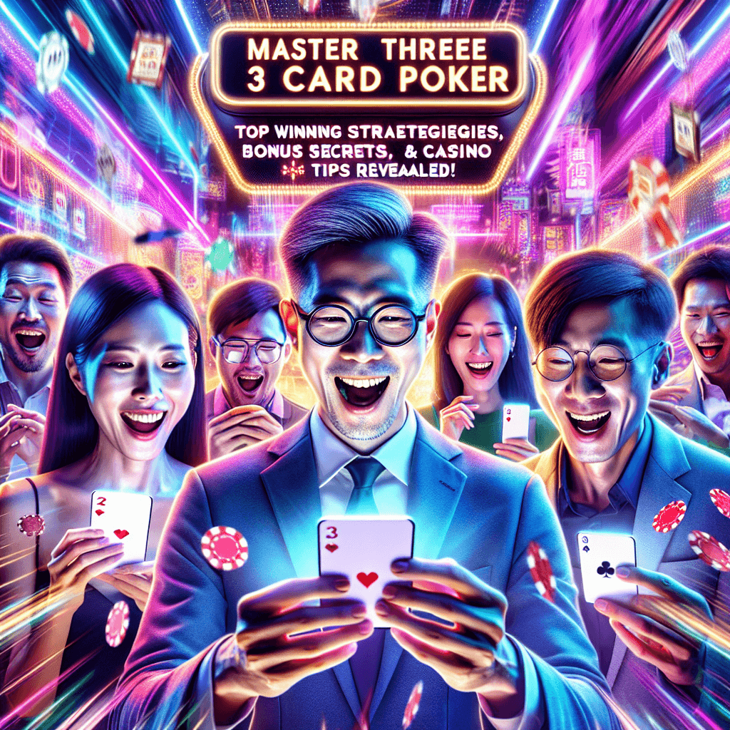 Master Three 3Card Poker in 2024: Top Winning Strategies, Bonus Secrets & Casino Tips Revealed!