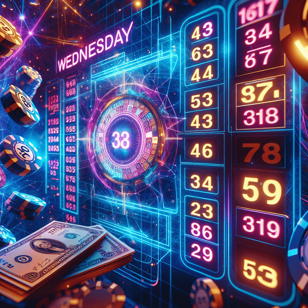 Michigan Keno results and poker table showing number and card correlations